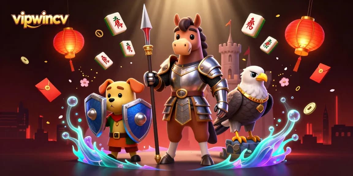 Experience thrilling gameplay with vipwincv showcasing vibrant casino elements in a fantastical scene.