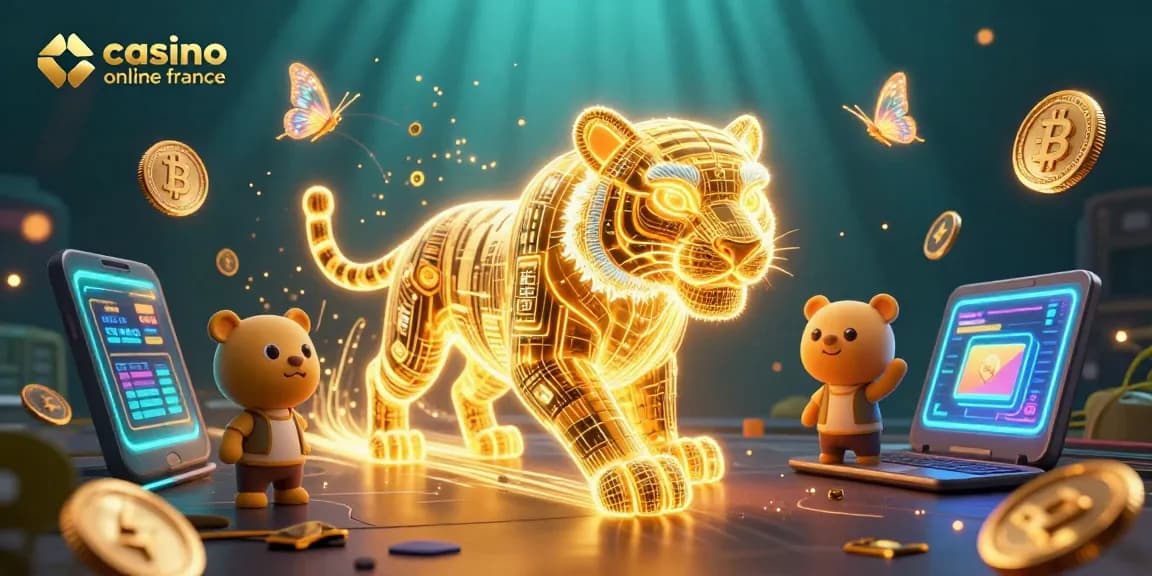 Gagnez avec le meilleur casino en ligne France à travers cette illustration animée captivante.