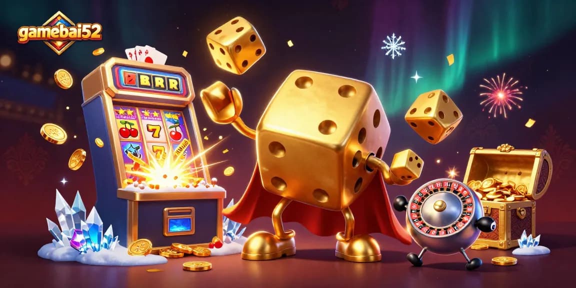 Spin golden dice and watch gamebai52 explode with excitement in a vibrant online casino scene!