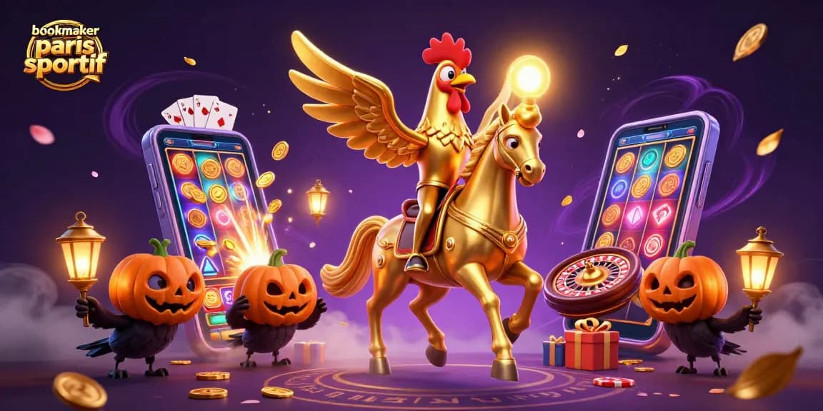 Bettez avec bookmaker paris sportif dans une illustration de casino dynamique et féerique.