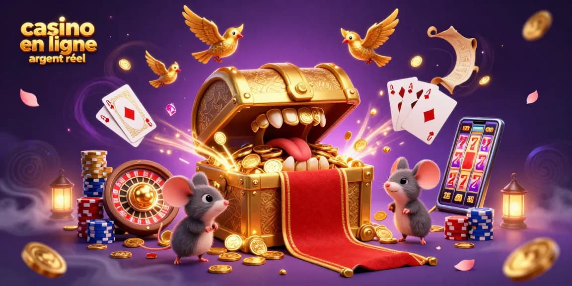 Venez jouer au casino en ligne argent réel avec une quête richement décorée de trésors et de jeux
