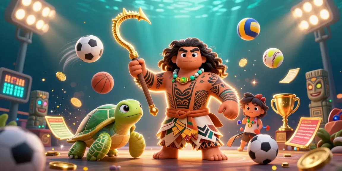 zkeonhacai5 showcases a dynamic sports betting scene with vibrant characters and various game elements