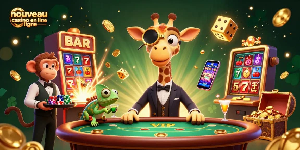 Découvrez le nouveau casino en ligne avec une girafe extravagante et des jeux riches en action.