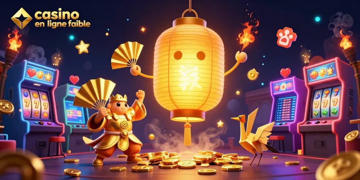 Jouez dans un casino en ligne fiable avec une illustration 3D captivante de personnages animés.