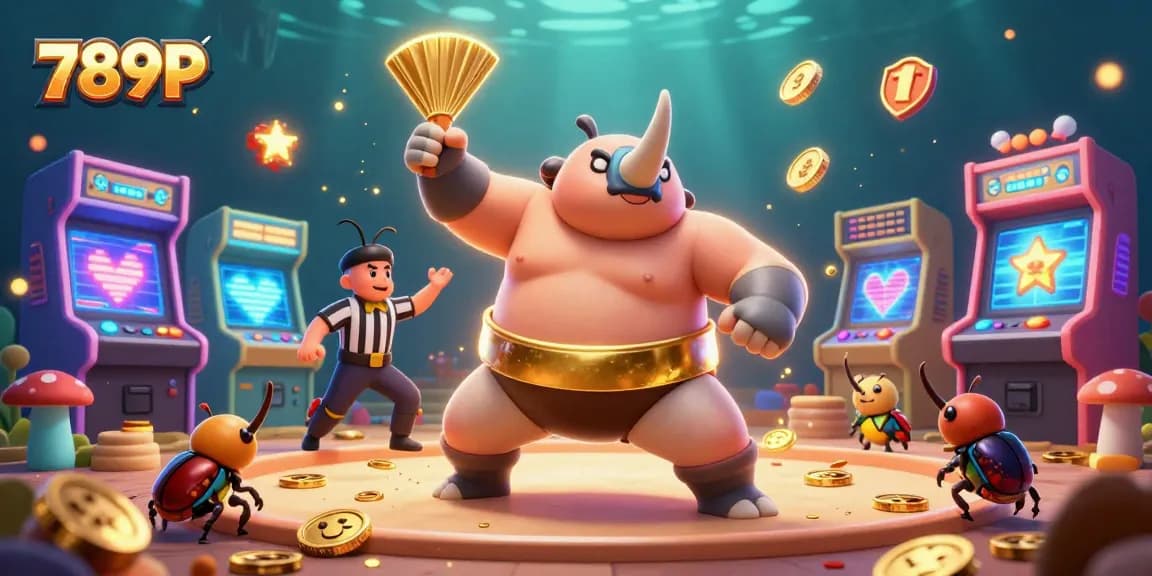 Engage with the exciting world of 789P, featuring a dynamic casino-themed illustration filled with vibrant game elements.
