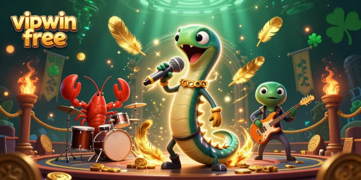 Experience the excitement of vipwin free in an underwater casino with dynamic performances and rich visual elements.