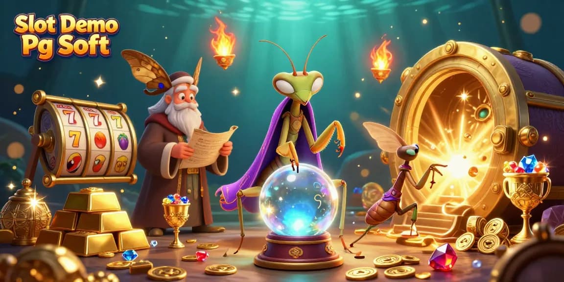 Engage in the thrilling world of Slot Demo Pg Soft with vibrant characters and magical treasures.
