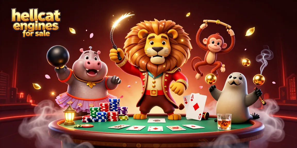 Engage with thrilling action in a vibrant casino setting featuring hellcat engines for sale.