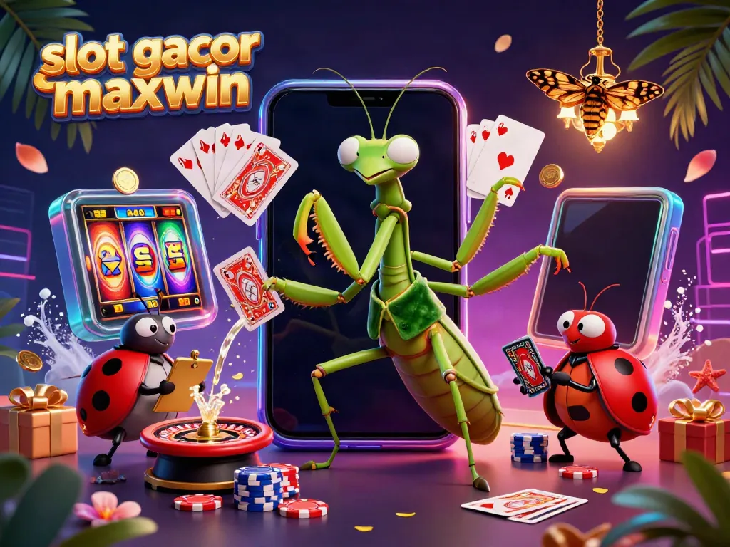 Spin and win at slot gacor maxwin with vibrant characters and dynamic casino elements.