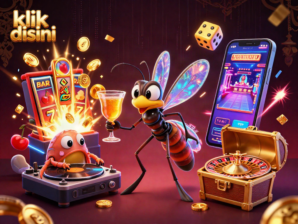 Experience the excitement of klik disini with vibrant casino characters and dynamic game elements.