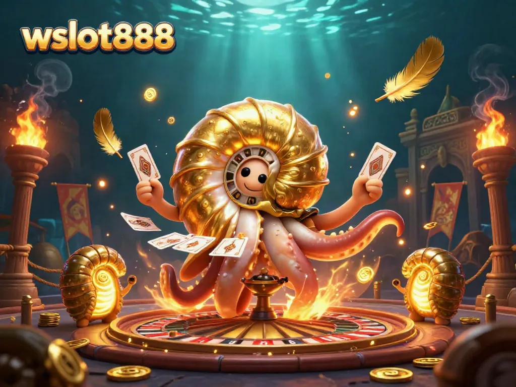 Wslot888: Menangkan jackpot di kasino online dengan nautilus raksasa dan koin emas