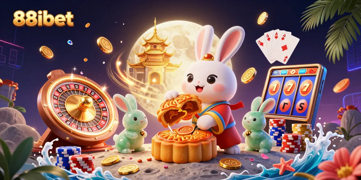 Experience the thrill of 88ibet with dynamic poker chips, golden coins, and vibrant casino elements.