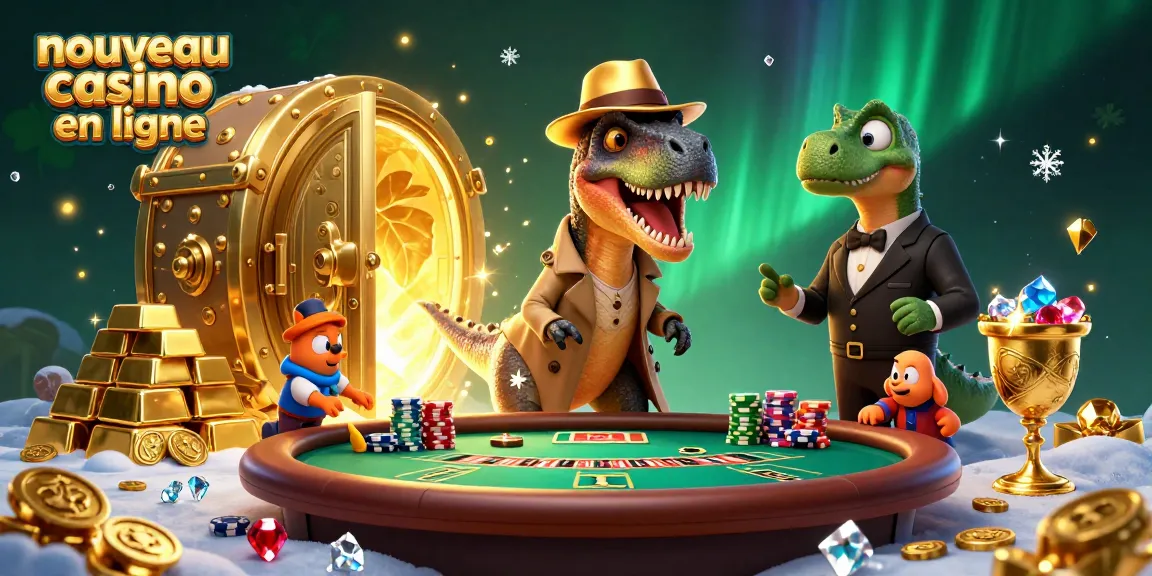 Jouez au nouveau casino en ligne avec un velociraptor comptant des cartes et un vol de jetons subtil.