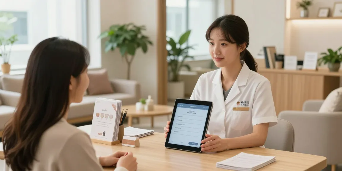 파주오피 service interaction highlighting satisfaction and professionalism in a modern wellness environment.