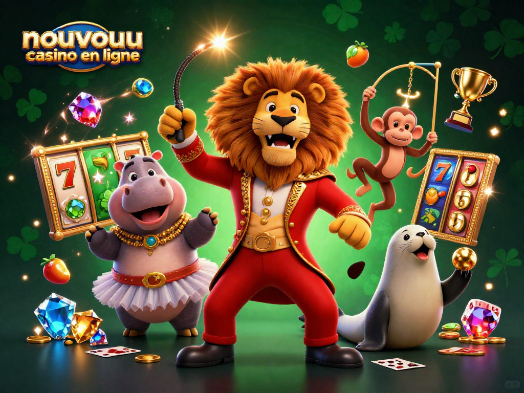Jouez sur un nouveau casino en ligne avec nos personnages amusants en pleine action.