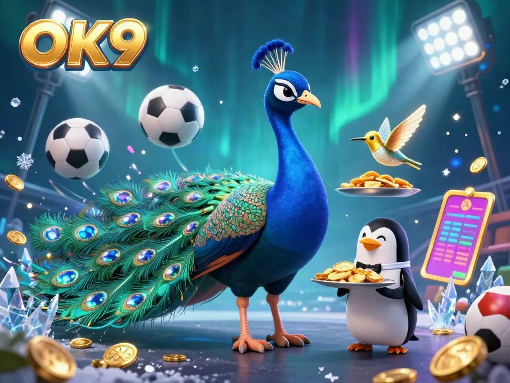 Engage in exciting gameplay with OK9, featuring vibrant characters and dynamic sports elements.