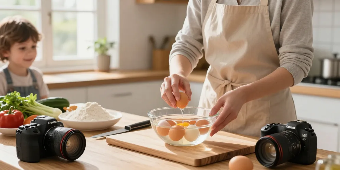Uji kesegaran telur menggunakan metode Egg Float Test dari https://www.eggfloattest.com/contact di dapur yang terang.