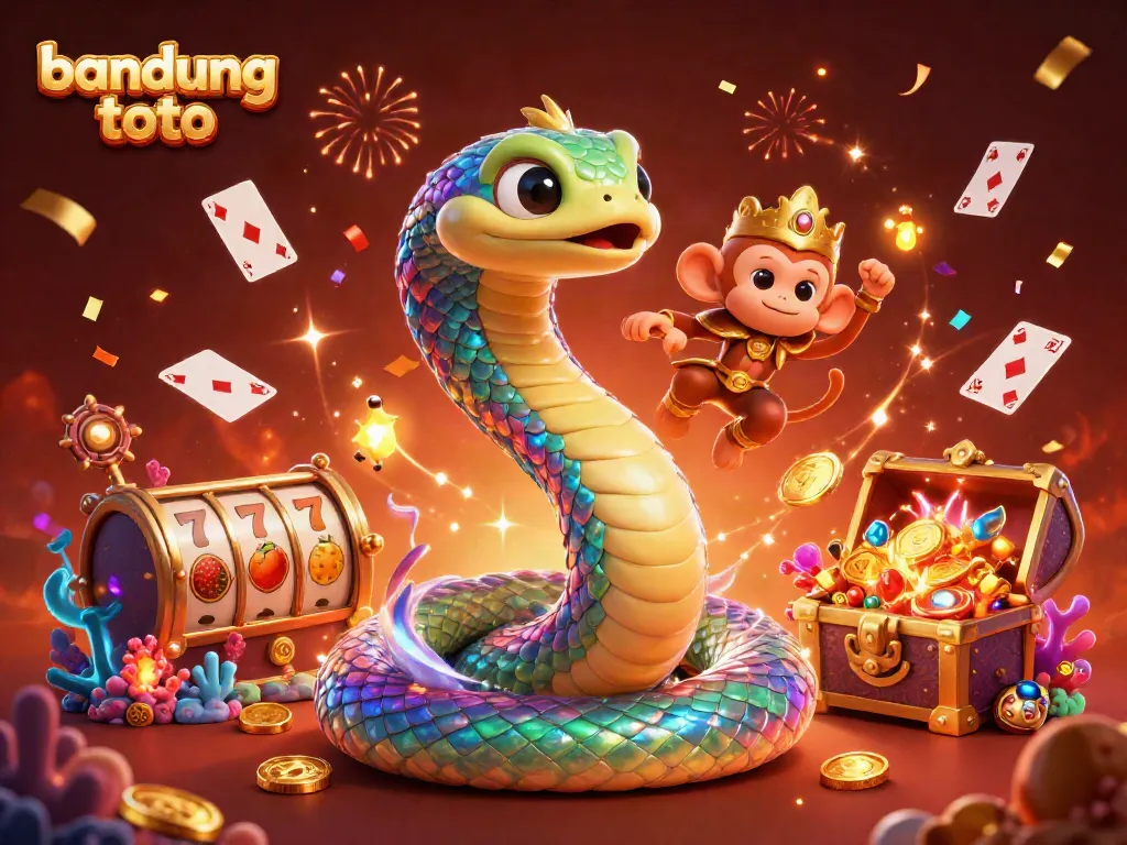 Experience the excitement at bandung toto with engaging gameplay featuring a vibrant 3D scene full of action.