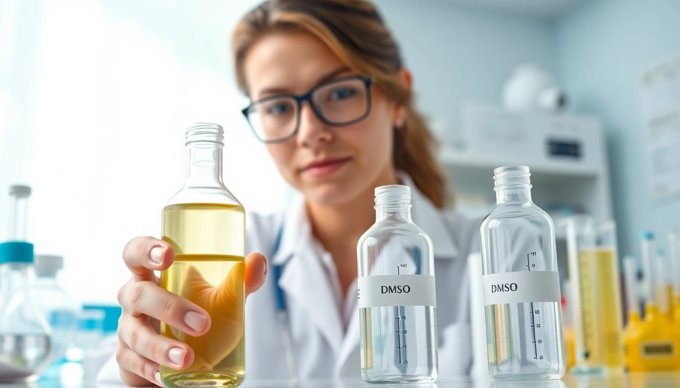 Learn about the benefits of drinking dmso through a professional examination in a lab setting.